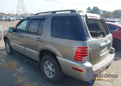 2002 Mercury Mountaineer z USA, uszkodzony, nr VIN 4M2ZU66E12ZJ22781